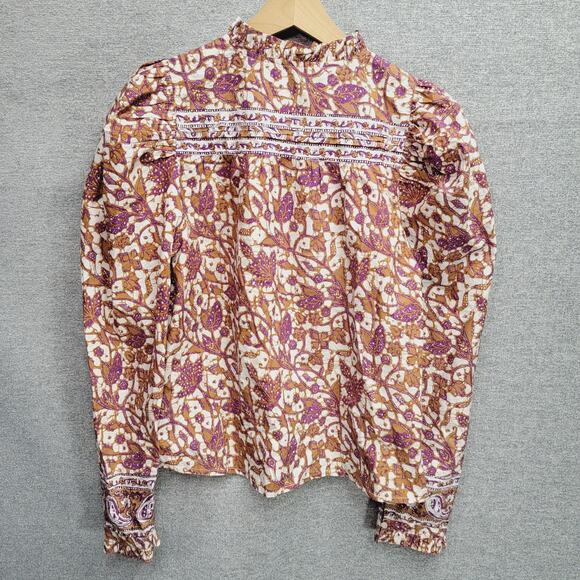 LOVE THE LABEL MABLE PUFF SLEEVED BLOUSE, SIZE M - Picture 4 of 8